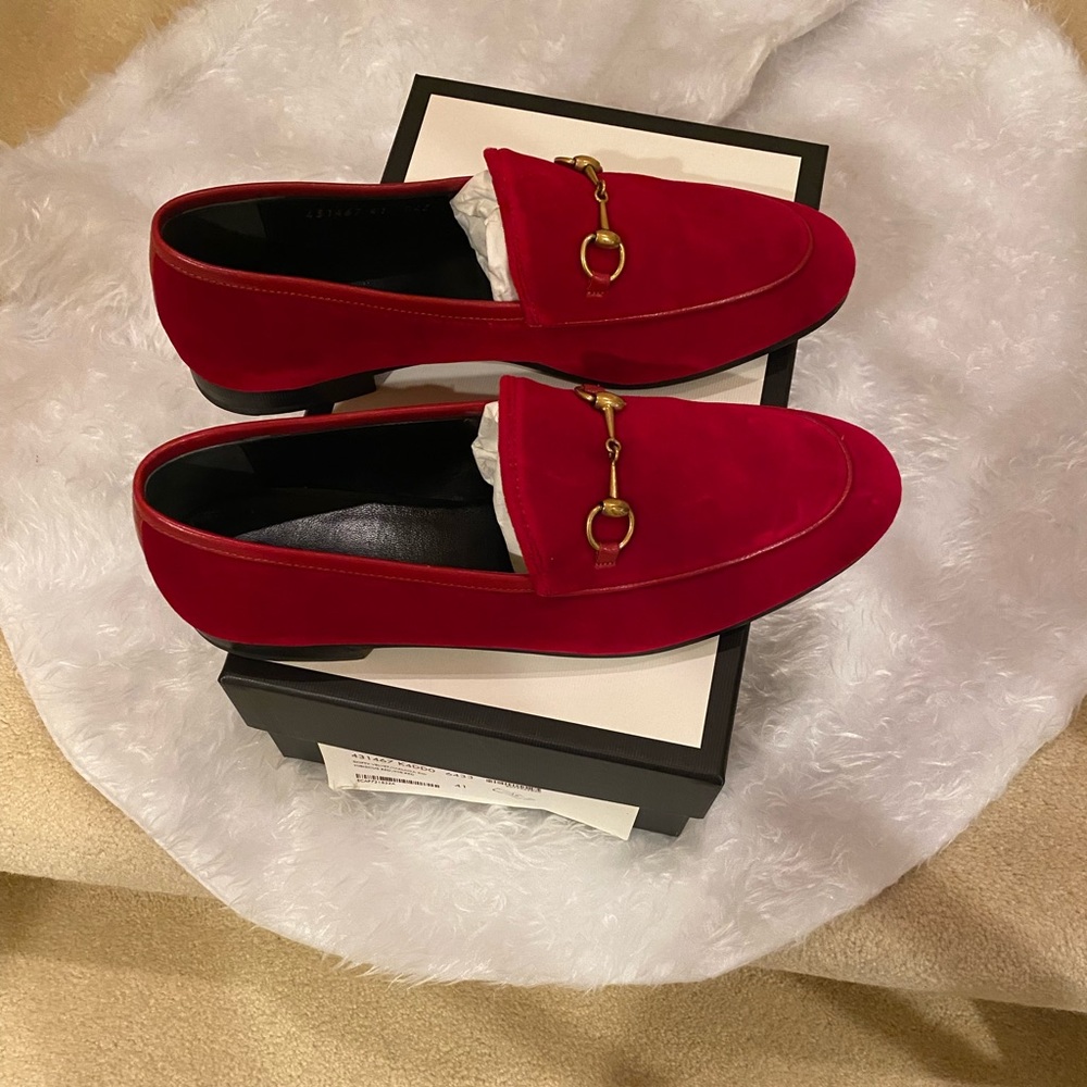 Gucci Red Velvet Jordaan size 41